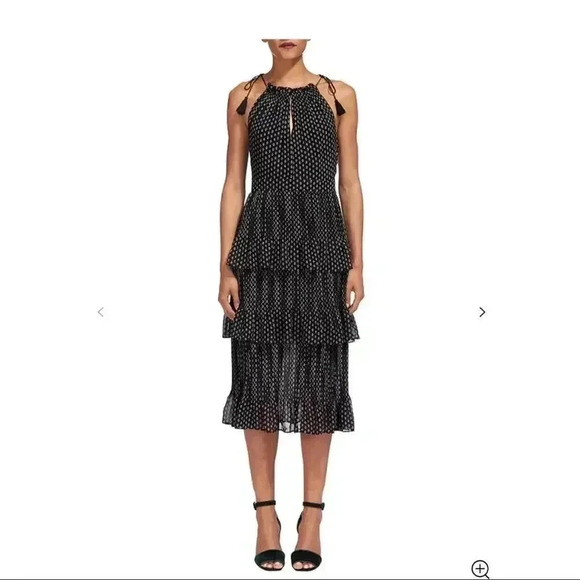 Whistles Imie Amena Print Tiered Dress - Picture 1 of 7